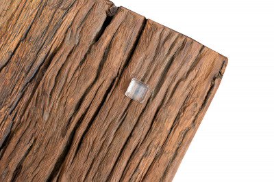 Masa dining din lemn reciclat de tec Invicta Interior - 100x200 cm